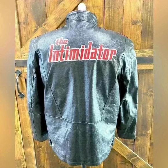 Chase Authentics Other - Dale Earnhardt SR "The Intimidator" Chase Authentics Black Leather Coat Men’s M